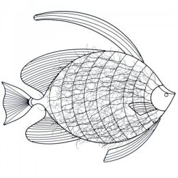 Accent Plus Metal Fish Wall Decor