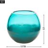 Accent Plus Fish Bowl Style Vase - Aqua Gradient 5 inches