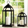 Accent Plus Iron Classic Candle Lantern - 12 inches