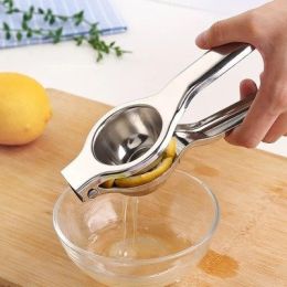 Portable Lemon Orange Manual Fruit Juicer 304 Stainless Steel Kitchen Accessories Tools Citrus Raw Hand Pressed Juice Maker