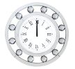 Boffa Wall Clock in Mirrored 97405