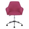 Vanbow.Home Office Chair ; Swivel Adjustable Task Chair Executive Accent Chair with Soft Seat