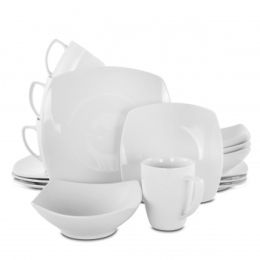 Gibson Elite Zen 16 piece Square Dinnerware Set