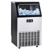 Freestanding Commercial Ice Maker Machine 100LBS/24H;  Auto-Clean Built-in Automatic Water Inlet Clear Ice Cube Maker with Scoop;  Ideal for Supermark