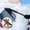 3 In 1 Snow Shovel Kit Brush Ice Scraper Collapsible Design Snow Removal