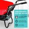 RedRock Wheelbarrow Utility Cart Electric Powered 24V DC 180W AGM Battery 330lbs (150kgs) Max Capacity Barrel Dump Material Debris Hauler