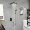 Shower System 2.5 GPM High Pressure Matte Black