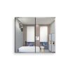 30x26 inch Double door mirror medicine cabinet Surface Mount or Recess aluminum