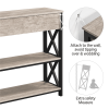 Vintage MDF Console Table; Gray