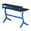 Techni Sport Blue Stryker Gaming Desk; Blue