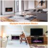 36" Electric Fireplace Recessed Slim Wall Heater