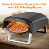 Geek Chef Gas Pizza Oven, Pizza Ovens for Outside Propane, Outdoor Ovens with 13 inch Pizza Stone, Portable Gas Pizza Oven with Foldable Legs, Pizza O