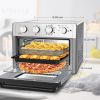 Air Fryer Toaster Oven Combo; WEESTA 7-in-1 Convection Oven Countertop; 24QT Large Air Fryer with Accessories &amp; E-Recipes; UL Certified (Upgraded