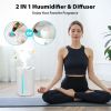 Humidifiers;  Top Fill Cool Mist Humidifier for Bedroom Large Room Baby Home;  Quiet Ultrasonic;  Essential Oil Diffuser;  UHM-JS02 4L;  white