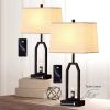 Metal USB Table Lamp (Set of 2)