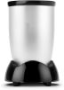 Essential Personal Blender;  Silver - 250W Motor with Tall Cup;  stainless steel cross blade and 1 to-go lid