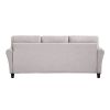 79.9" Modern Living Room Sofa Linen Upholstered Couch Furniture for Home or Office ; Light Grey; (3-Seat; Old Sku:WF288519AAR)