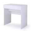 White Vanity Sets;  Makeup Vanity Table with Flip up Mirror Bedroom Dresser Table Jewelry Storage