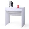 White Vanity Sets;  Makeup Vanity Table with Flip up Mirror Bedroom Dresser Table Jewelry Storage