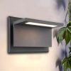 Wall Light Outdoor LED Wall Mount Lamp IP54 Waterproof 10W 680Lm 3000K-No Sensor