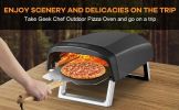 Geek Chef Gas Pizza Oven, Pizza Ovens for Outside Propane, Outdoor Ovens with 13 inch Pizza Stone, Portable Gas Pizza Oven with Foldable Legs, Pizza O