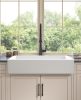 30&quot;L x 19&quot; W Farmhouse/Apron Front White Ceramic Kitchen Sink