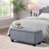 Large Storage Ottoman Bench Set; 3 in 1 Combination Ottoman; Tufted Ottoman Linen Bench for Living Room; Entryway; Hallway; Bedroom Support 250lbs