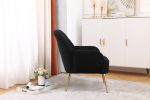 Modern Mid Century Chair Tufted Sherpa Armchair for Living Room Bedroom Office Easy Assemble