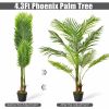 4.3Ft Artificial Phoenix Palm Tree Plant for Indoor Home Office Store