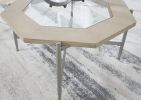 Ashley Varlowe Bisque Contemporary Table (Set of 3) T278-13