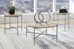 Ashley Varlowe Bisque Contemporary Table (Set of 3) T278-13