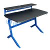 Techni Sport Blue Stryker Gaming Desk; Blue