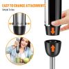 Immersion Blender Handheld;  1100W 5-in-1 Multi-Purpose Hand Blender;  12-Speed Stick Blender;  600ml Beaker;  500ml Chopper;  Egg Whisk;  Milk Frothe