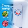 Compact refrigerator with freezer; 3.2 Cu.ft Mini Fridge with Reversible Door; 5 Settings Temperature Adjustable for Kitchen; Bedroom; Dorm; Apartment