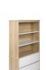 Storage Cabinet; Moline standard bookcase; 6-Shelf; Multipurpose Shelf Display Rack with Classic Tubes; Open Shelf; Industrial Bookshelf with 3 metal