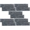 Wall Cladding Panels 5 pcs Marble Black