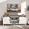 TV Stand Media Center Console Cabinet Sliding Barn Door TV's 60 Inch