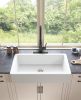 30&quot;L x 19&quot; W Farmhouse/Apron Front White Ceramic Kitchen Sink