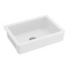 30&quot;L x 19&quot; W Farmhouse/Apron Front White Ceramic Kitchen Sink