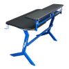 Techni Sport Blue Stryker Gaming Desk; Blue