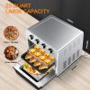 Air Fryer Toaster Oven Combo; WEESTA 7-in-1 Convection Oven Countertop; 24QT Large Air Fryer with Accessories &amp; E-Recipes; UL Certified (Upgraded