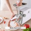 Simple Deluxe Electric Meat Grinder;  Heavy Duty Meat Mincer;  Food Grinder with Sausage & Kubbe Kit;  3 Grinder Plates;  600W Power;  Easy to Clean a