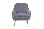 Modern Mid Century Chair velvet Sherpa Armchair for Living Room Bedroom Office Easy Assemble