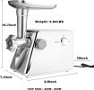 Simple Deluxe Electric Meat Grinder;  Heavy Duty Meat Mincer;  Food Grinder with Sausage & Kubbe Kit;  3 Grinder Plates;  600W Power;  Easy to Clean a