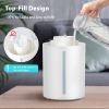 Humidifiers;  Top Fill Cool Mist Humidifier for Bedroom Large Room Baby Home;  Quiet Ultrasonic;  Essential Oil Diffuser;  UHM-JS02 4L;  white