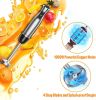 Immersion Blender Handheld;  1100W 5-in-1 Multi-Purpose Hand Blender;  12-Speed Stick Blender;  600ml Beaker;  500ml Chopper;  Egg Whisk;  Milk Frothe