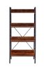 DN 4 LAYER DISPLAY BOOKSHELF H LADDER SHELF STORAGE SHELVES RACK SHELF UNIT METAL FRAME; TIGGER; 1 pc per carton