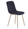 Dining Chair 4PCS(BLACK); Modern style; New technology; Suitable for restaurants; cafes; taverns; offices; living rooms; reception rooms.Simple struct