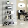 5-Shelf Adjustable, Heavy Duty Storage Shelving Unit , Steel Organizer Wire Rack