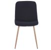 Dining Chair 4PCS(BLACK); Modern style; New technology; Suitable for restaurants; cafes; taverns; offices; living rooms; reception rooms.Simple struct